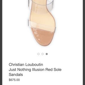 Nude CLB Just Nothing Illusion Sandal